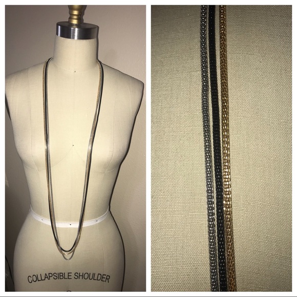 Tri colored rope necklace - Picture 4 of 4